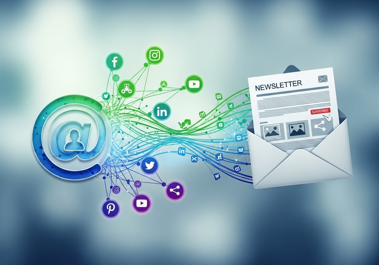 Social Media with Email Marketing