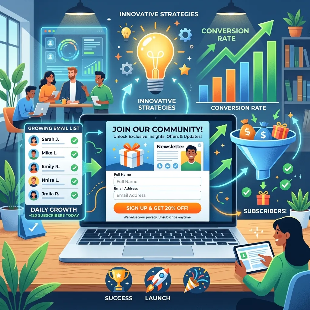 How can you apply effective email opt-in conversion tactics