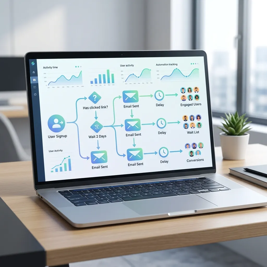 How does an email automation workflow actually work