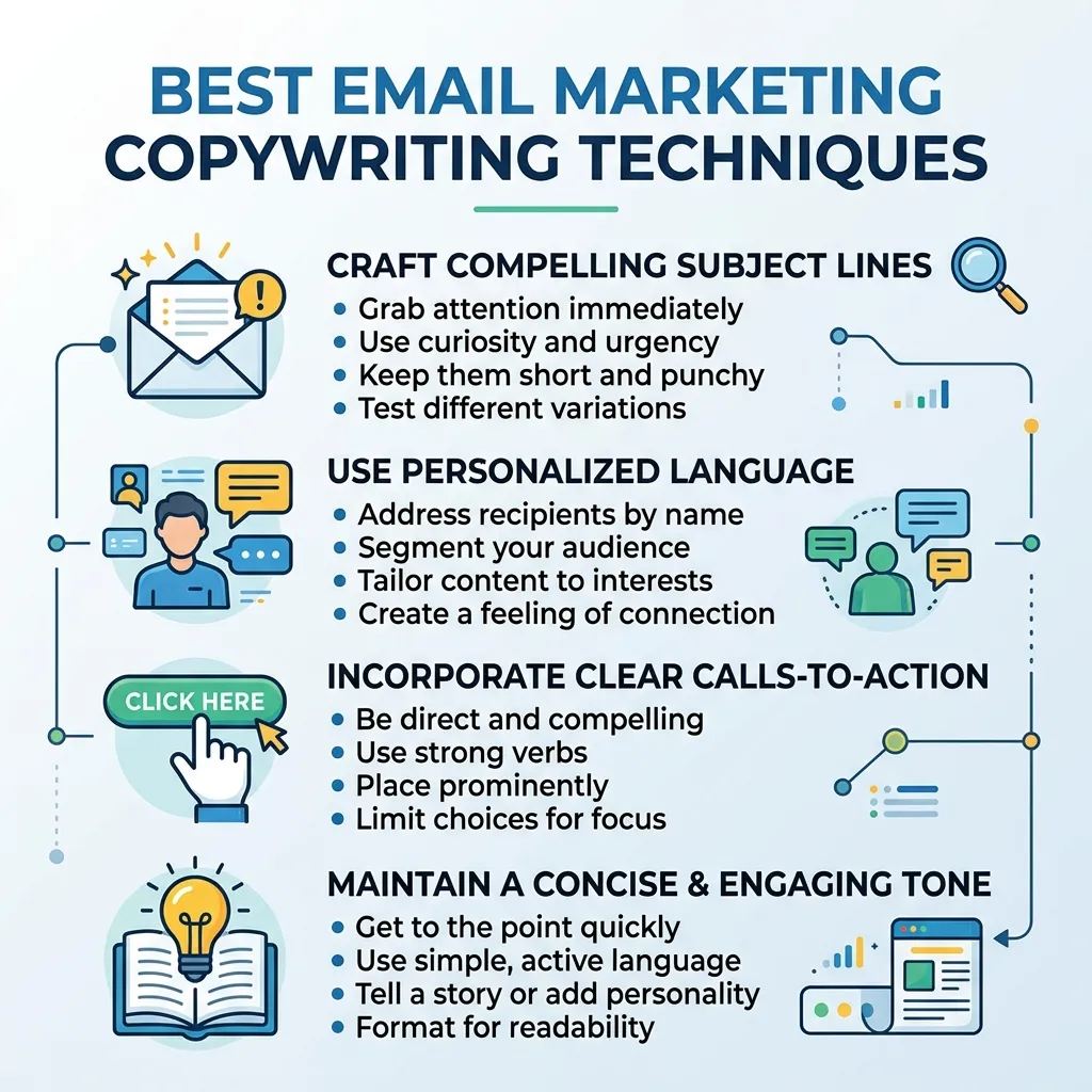 What are the best email marketing copywriting techniques
