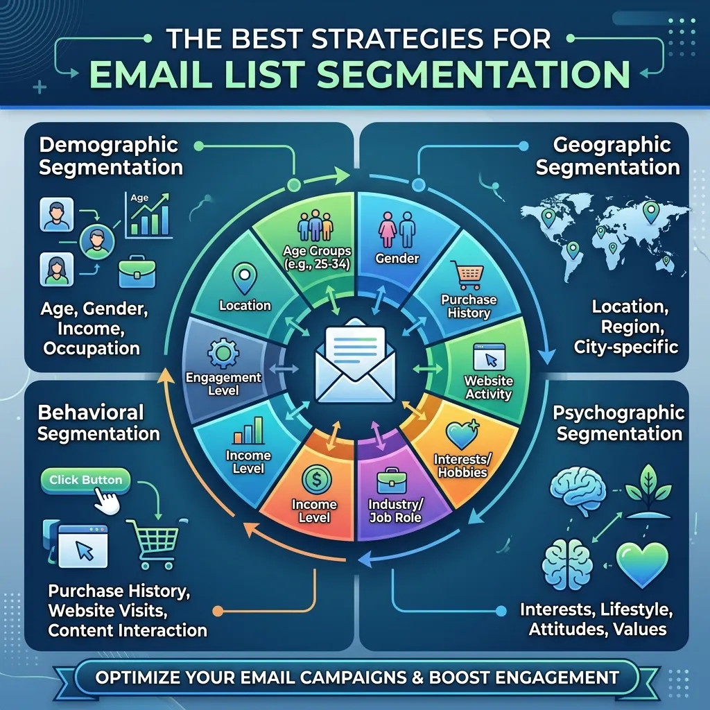 What is the best email list segmentation strategy