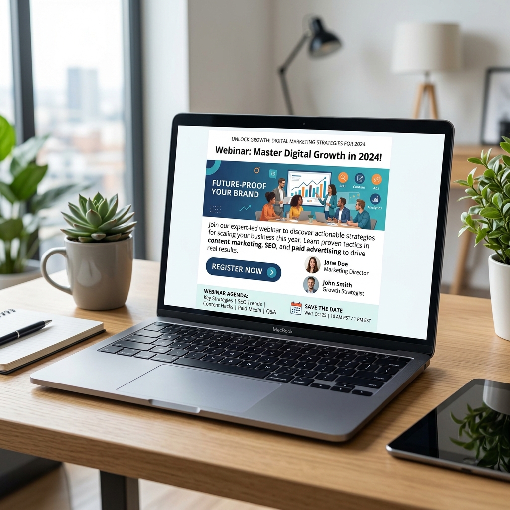 What should you include in your webinar promotion emails