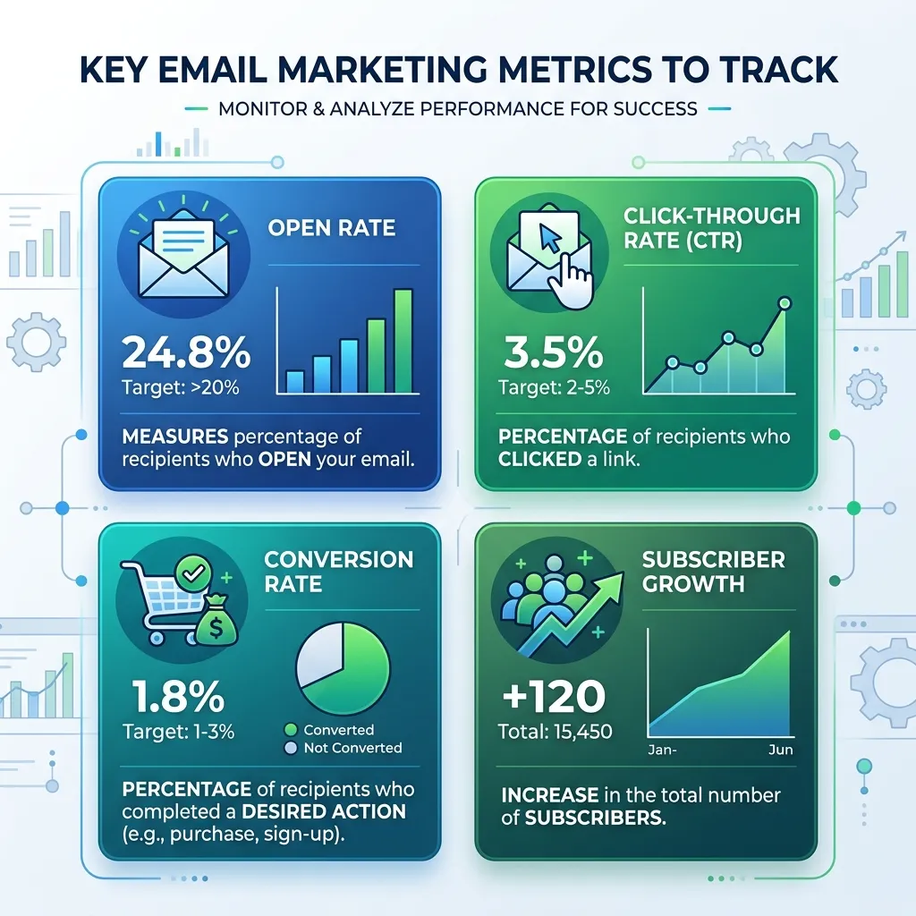 Which email marketing metrics should you track