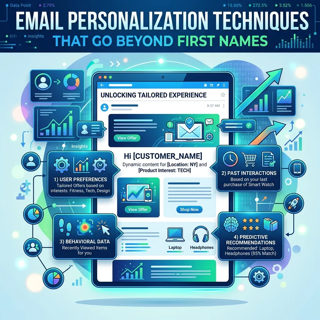 Email Personalization Techniques That Go Beyond First Names