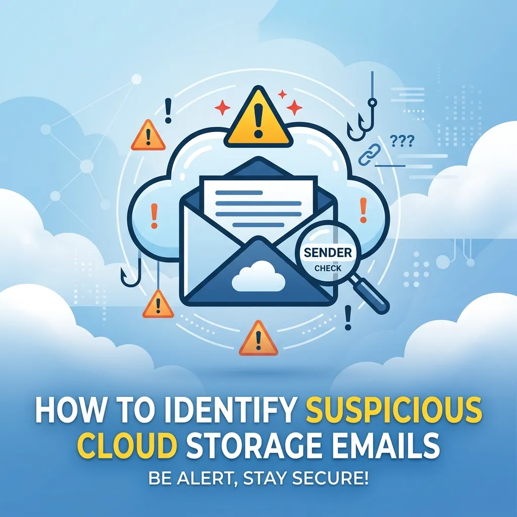 How to Identify Suspicious Cloud Storage Emails